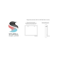 Stupell Industries Hanger spălătorie baie design alb-negru pânză artă de perete de Gigi Louise