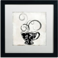 Marcă comercială Fine Art Silver Brewed 2 Canvas Art by color Bakery, alb mat, cadru negru