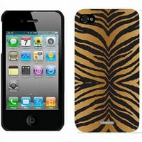 Tiger Dungi Maro Design pe Apple iPhone 4 4S Thinshield Snap-On caz de Coveroo