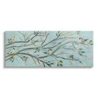 Stupell Industries păsări albastre Liniștite Cherry blossom tree Branch 13, Design de Susan Jill