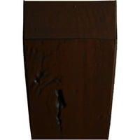 Ekena Millwork 8H 12 D 60 W Knotty Pin Fau lemn semineu Mantel Kit cu Ashford Corbels, Premium Hickory
