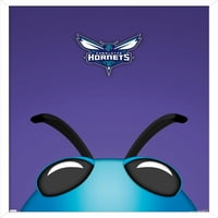 Charlotte Hornets-S. Preston Mascot Hugo Poster De Perete, 22.375 34 Încadrat