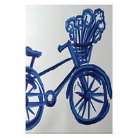 Simply daisy 3' 5 ' la bicicleta covor de interior cu imprimeu geometric