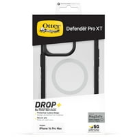 OtterBo Defender seria Pro XT clar Caz pentru Apple iPhone Pro Ma-cristal negru