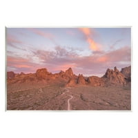 Vast Canyon Road Desert Scena Peisaj Fotografie Neîncadrate Arta Imprimare Arta De Perete