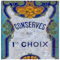Marmont Hill Mh-Mwwjod-44105-C-30 20 Semn Paris Art Nouveau Giclee Art Print Pe