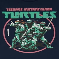 Teenage Mutant Ninja Turtles Boys Tricouri grafice cu mâneci scurte, pachet 2, mărimi XS-XXL