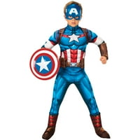 Rubie ' s Captain America Muscle Halloween Fancy-Dress costum pentru copil, băieți mici S