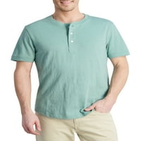 Tricou bărbătesc cu mânecă scurtă Coastland Wash Henley-mărimea XS-2X