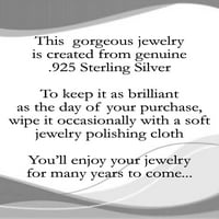 Sterling Silver Preciosa Cubic Zirconia Cercei Stud