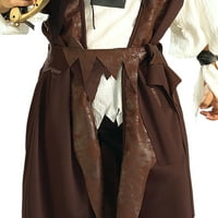 Rubine costum Co copil băiat Caraibe pirat Buccaneer costum dimensiune mare 12-14