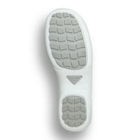 HOUR COMFORT Donna wide Width Comfort pantof pentru muncă și îmbrăcăminte Casual alb 8.5