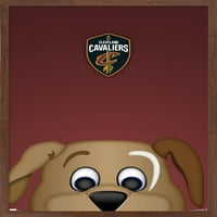 Cleveland Cavaliers-S. Preston Mascot Moon Dog Poster De Perete, 14.725 22.375 Încadrat