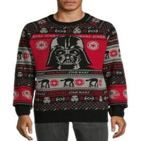 Pulover de Crăciun Darth Vader pentru bărbați Star Wars cu mâneci lungi