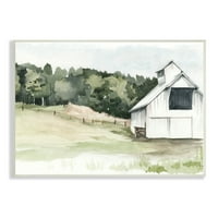 Stupell Industries casă rurală liniștită cabană pășune verde 13, Design de Jennifer Paxton Parker