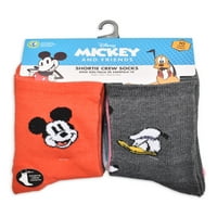 Șosete Disney Mickey Mouse pentru femei, pachet de 10, mărimi de pantofi 4-10