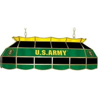 Marcă comercială simbol global al Armatei SUA 40 vitralii masă de biliard corp de iluminat
