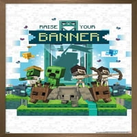 Minecraft: Legends-Ridicați Afișul De Perete Banner, 14.725 22.375 Încadrat
