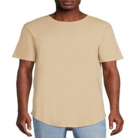 Fără limite tricouri alungite pentru bărbați și bărbați Mari, pachet de 2
