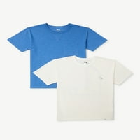 Asamblare Gratuită Îmbrăcăminte Pentru Băieți Tricouri Grafice Spălate, Mărimi 4-18