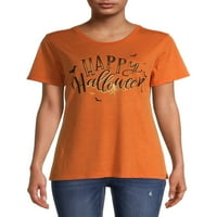 Mod de a sărbători tricoul fericit de Halloween pentru femei