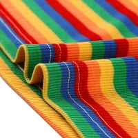 Chilipiruri unice femei Plus Dimensiune colorate curea Stripe Fără mâneci Stretch Camisole