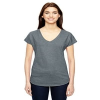 Femei Triblend V-Neck T-Shirt