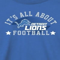 Detroit Lions Maneca Lunga Pulover Grafic Echipajul Gât T-Shirt Pack