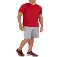 Athletic Works bărbați și bărbați Mari Core Quick Dry tricou cu mânecă scurtă, până la dimensiunea 5XL