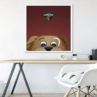 Cleveland Cavaliers-S. Preston Mascot Moon Dog Poster De Perete, 22.375 34 Încadrat