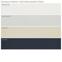Custom Expressions Collection, Cameră Fără Fir Întunecare Umbra Roller, Albastru, 1 2 Latime 48 Lungime