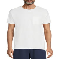 Athletic Works bărbați și mari bărbați Active Soft Blend buzunar T-Shirt, Dimensiuni S-4XL
