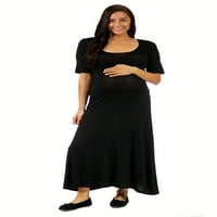 24-îmbrăcăminte confortabilă rochie Maxi pentru cot de maternitate pentru femei