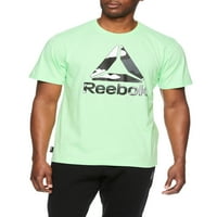Reebok Men 's și Big Men' s Active cu mânecă scurtă Camo Delta Logo Tee, până la dimensiunea 3XL