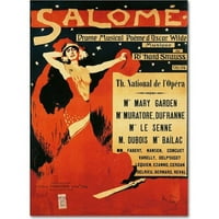 Marcă comercială Fine Art Poster of Opera Salome 1910 artă pe pânză de Richard Strauss