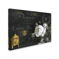 Marcă comercială Fine Art 'Queen Bee 1' Canvas Art de Jean Plout