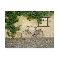 Marcă comercială Fine Art 'Bicycle Turckheim France Color' Canvas Art de Monte Nagler