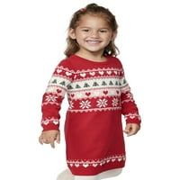 Rochie pulover cu mânecă lungă The Children ' s Place Toddler Girl, dimensiuni 12M-5T