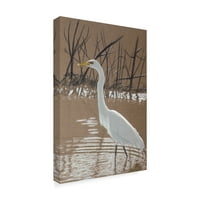 Marcă comercială Fine Art 'Great Egret' Canvas Art de Rusty Frentner