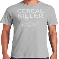 Graphic America Halloween amuzant cereale Killer bărbați grafic T-Shirt