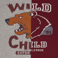 Garanimals Toddler Băieți Wild Child Bear Spliced Maneca Scurta T-Shirt
